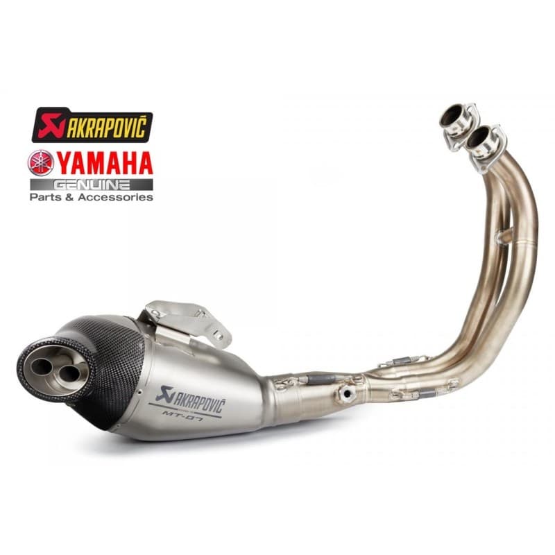 Akrapovic Yamaha MT-07 Titanium With Carbon End Cap Full Exhaust System