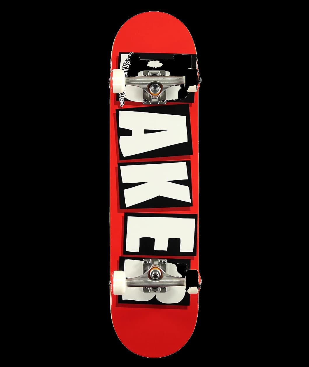 Baker Brand Logo Red 8.0" Skateboard Complete