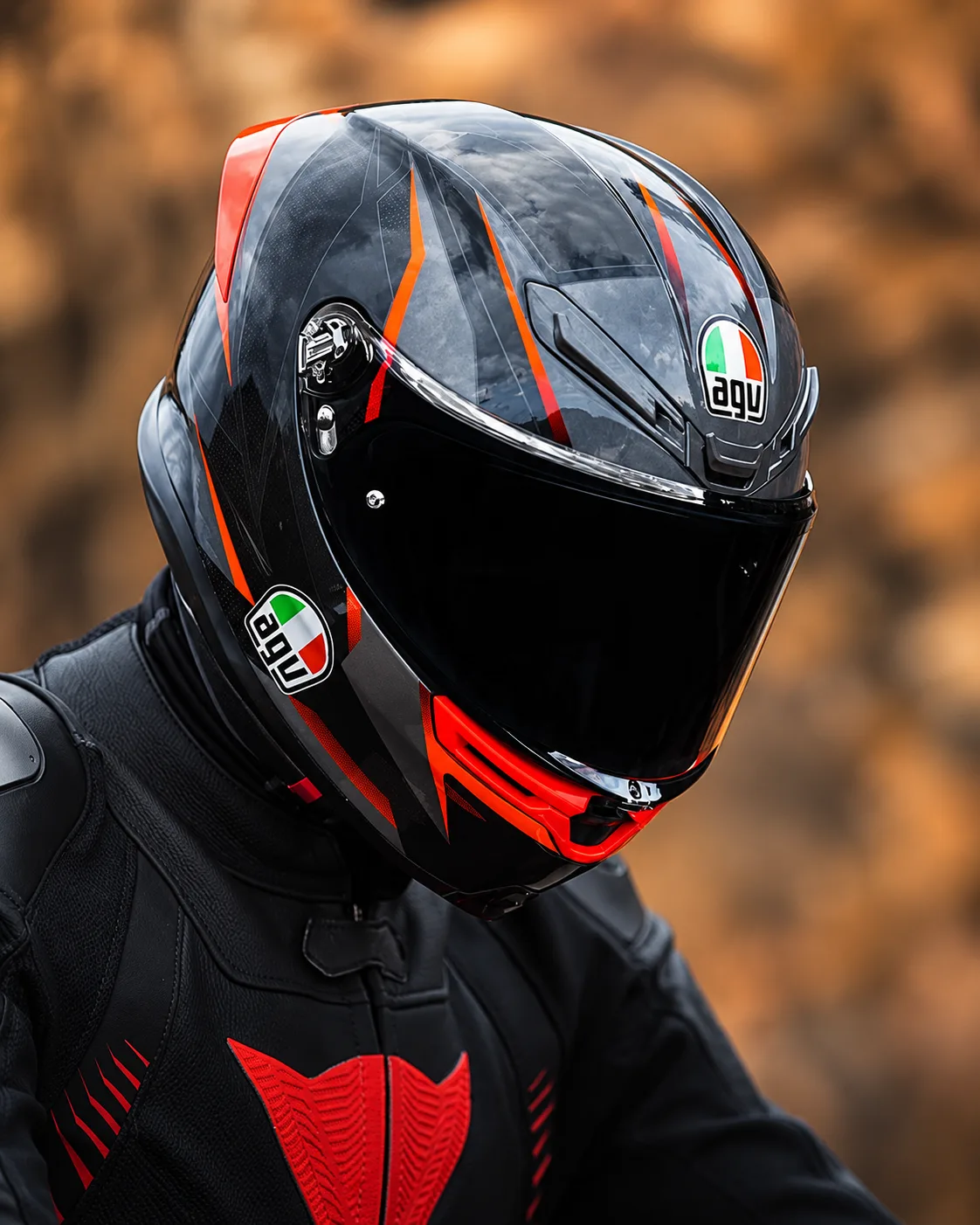 Helmet shot