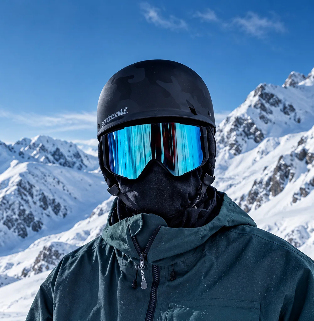 Snow Helmet shot