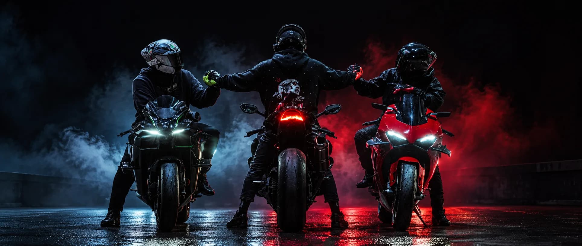 photography: photographer shooting a rider on the road